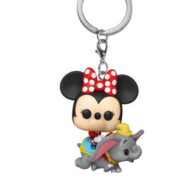 Funko Pop! Pocket Keychain Disney 65th Anniv. Dumbo Flying Ride w/ Minnie Mouse - Picture 2 of 2